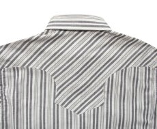 画像3: ローパー ウエスタンシャツ（チャコール ストライプ/長袖）S（身幅54cm）【訳あり商品-SDGs】/Roper Long Sleeve Western Shirt(Charcoal) (3)