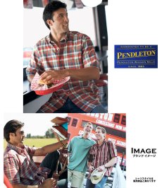 画像3: ペンドルトン 半袖 コットン シャツ（タン/レッド）大きいサイズ/Pendleton Plaid Shortsleeve Shirt(Tan/Red) (3)