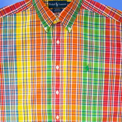 画像2: ラルフローレン 半袖 シャツ（マルチカラー）ラージサイズ M（身幅64cm）/Ralph Lauren Plaid Shortsleeve Shirt(Multi)
