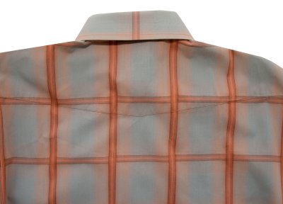 画像3: パンハンドルスリム スナップフロント ウエスタンシャツ(長袖/ビンテージ ラスト・グレー)/Panhandle Slim Western Shirt(Rust/Grey)