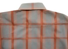 画像3: パンハンドルスリム スナップフロント ウエスタンシャツ（長袖/ビンテージ ラスト・グレー）/Panhandle Slim Western Shirt(Rust/Grey) (3)