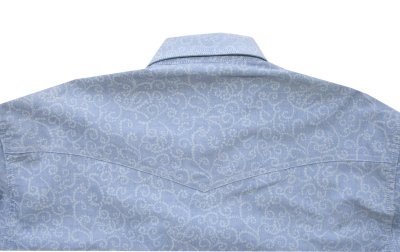 画像2: ローパー ウエスタンシャツ(ライトブルー/長袖)M(身幅60cm)/Roper Long Sleeve Western Shirt(Blue)