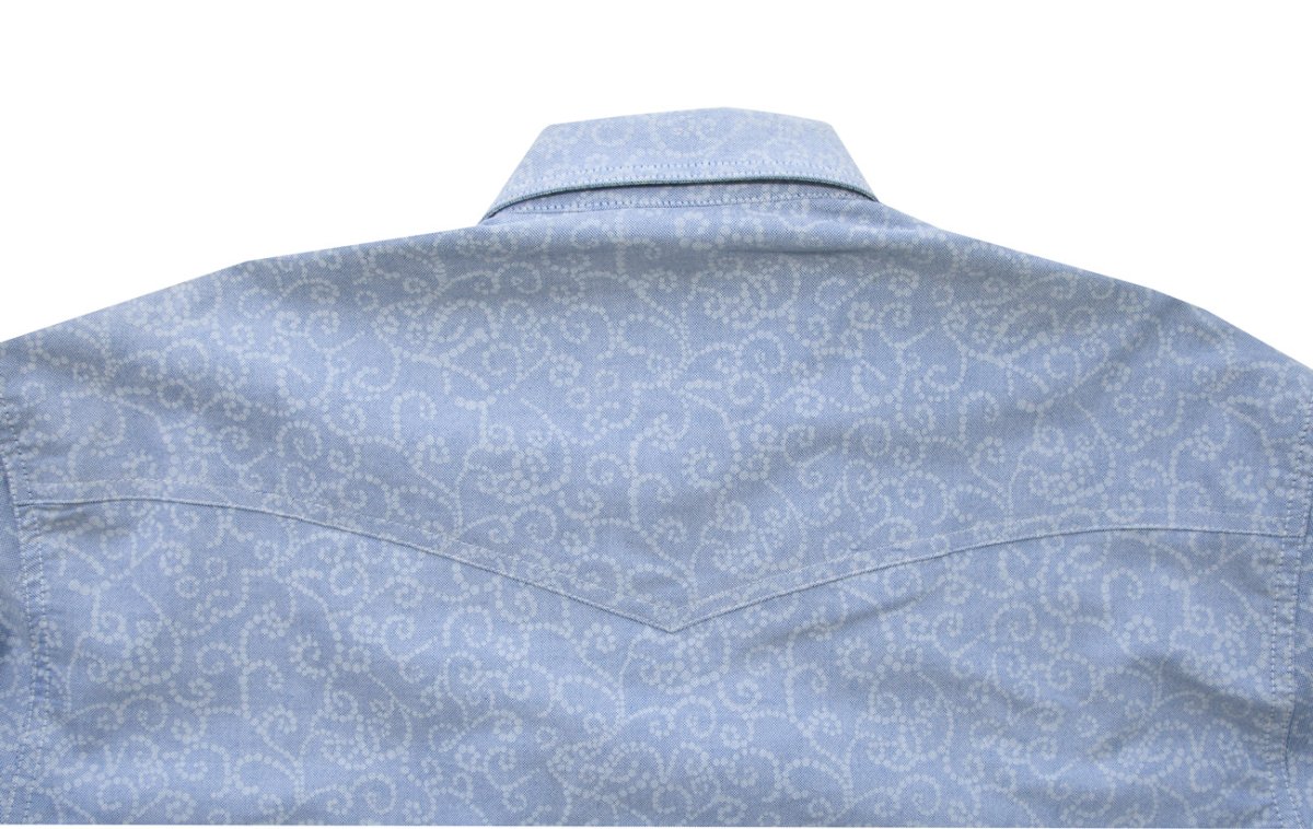 画像3: ローパー ウエスタンシャツ（ライトブルー/長袖）M（身幅60cm）/Roper Long Sleeve Western Shirt(Blue) (3)