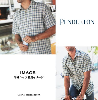 画像3: ペンドルトン 半袖 コットン シャツ(タン)大きいサイズ/Pendleton Shortsleeve Shirt(Tan)