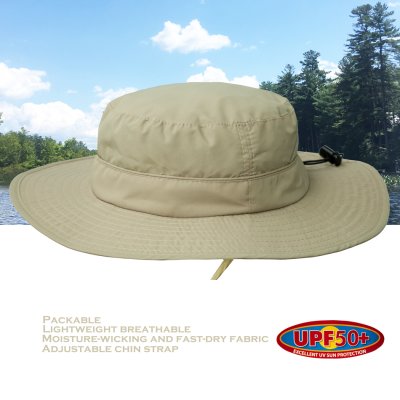 画像1: ドーフマン パシフィック メッシュラインド パッカブル UPF 50+ ブーニー ハット(カーキ)/Dorfman Pacific Mesh-Lined Boonie Hat(Khaki)