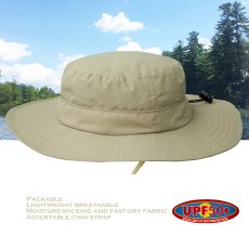 画像1: ドーフマン パシフィック メッシュラインド パッカブル UPF 50+ ブーニー ハット（カーキ）/Dorfman Pacific Mesh-Lined Boonie Hat(Khaki) (1)