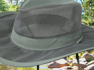 画像2: 軽量 メッシュ サファリ ハット（オリーブグレー）/Field&Stream Mesh Safari Hat(Grey) 