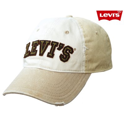 画像1: リーバイス ロゴ パッチ キャップ（ストーン・カーキ）/Levi's Logo Baseball Cap(Stone/Khaki)