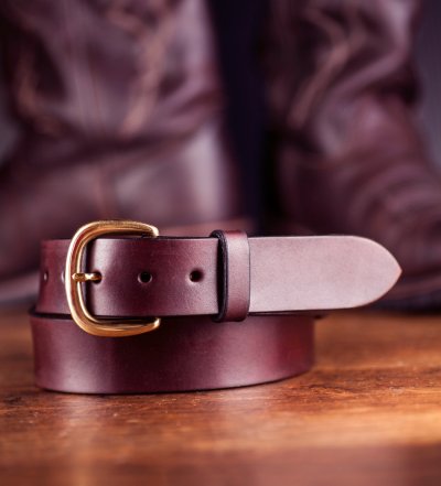 画像1: ファニー 38mm ハーネス ベルト(ブラウン)32/Funny 1-1/2"Harness Belt(Brown)
