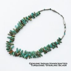 画像1: ナバホ ターコイズ ネックレス/Native American Navajo Turquoise Necklace (1)