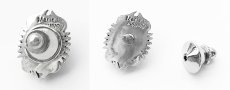 画像2: ネイティブアメリカン ナバホ族 マリーバヘ作 ターコイズ・シルバー ネクタイピン/Native American Navajo Marie Bahe Sterling Silver Turquoise Tie Tack Pin (2)