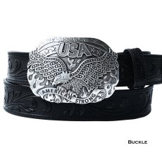 画像2: ノコナ ベルト バックル USA イーグル アメリカンストロング/Nocona Belt Buckle (2)