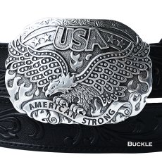 画像1: ノコナ ベルト バックル USA イーグル アメリカンストロング/Nocona Belt Buckle (1)