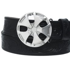 画像2: ホイール ベルト バックル（シルバー）/Bergamot Belt Buckle Wheel (2)