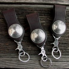 画像1: ファニー 1ドル モーガン 1921年 ループ キーホルダー（ブラウン）/Funny 1$  Morgan Loop Key Holder(Brown) (1)