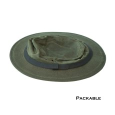 画像4: フィルソン ハット シェルタークロス パッカーハット オッターグリーン/Filson Shelter Cloth Packer Hat Otter Green (4)