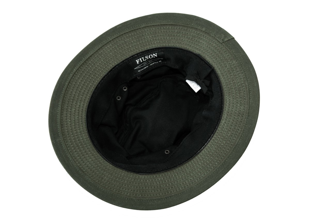 画像5: フィルソン ハット シェルタークロス パッカーハット オッターグリーン/Filson Shelter Cloth Packer Hat Otter Green (5)