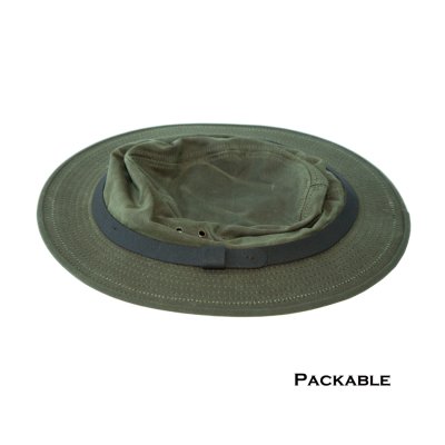 画像3: フィルソン ハット シェルタークロス パッカーハット オッターグリーン/Filson Shelter Cloth Packer Hat Otter Green