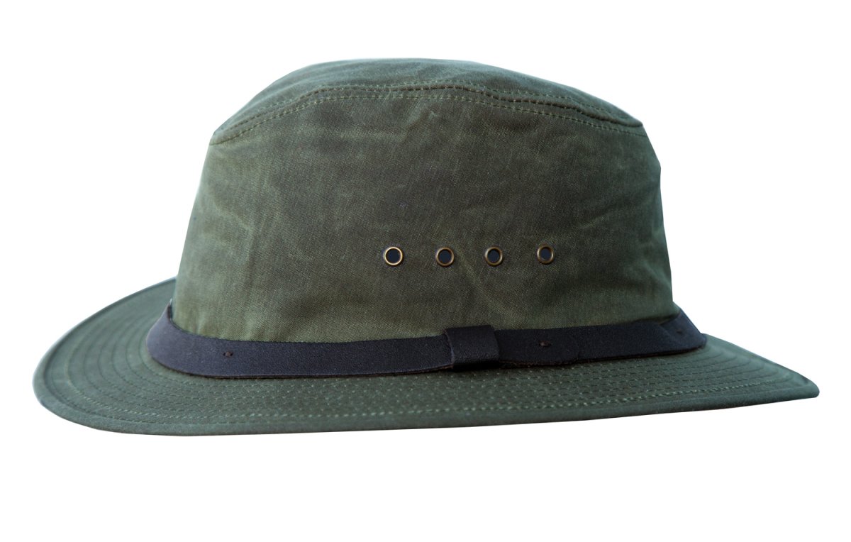 画像2: フィルソン ハット シェルタークロス パッカーハット オッターグリーン/Filson Shelter Cloth Packer Hat Otter Green (2)