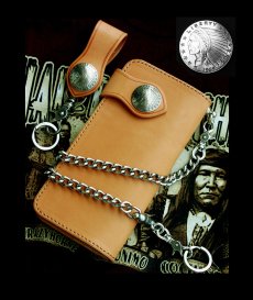 画像4: ファニー インディアン チーフ コンチョ（シルバー）/Funny 31mm Indian Chief  Replica Concho(Silver) (4)