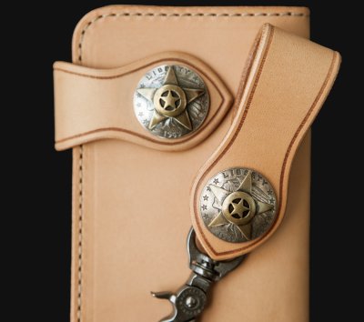 画像2: ファニー ライダースウォレット(タン・チーフスター)/Funny Rider's Wallet(Tan Chief Star)