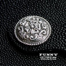 画像1: ファニー 31mm 925 スターリングシルバー ビクター コンチョ/Funny 31mm VICTOR Concho (1)