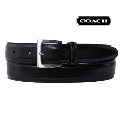 画像1: コーチ レザー ベルト メンズ 紳士用(ブラック)/Coach Leather Belt(Black)