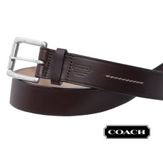 画像1: コーチ レザー ベルト メンズ 紳士用（ブラウン）/Coach Leather Belt(Brown) (1)