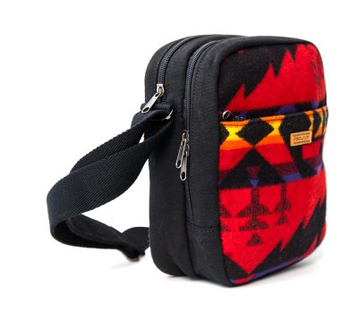 画像3: ペンドルトン U.S.A  バージン ウール ショルダー バッグ クロスボディ バッグ（レッド）/Pendleton Crossbody Bag(Red)