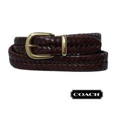 画像1: コーチ レザー ベルト メンズ 紳士用（ブラウン）30/Coach Leather Belt(Brown) (1)