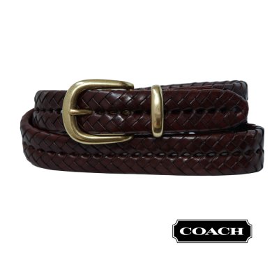 画像1: コーチ レザー ベルト メンズ 紳士用(ブラウン)30/Coach Leather Belt(Brown)
