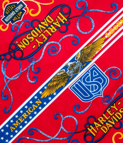 画像2: ハーレーダビッドソン バンダナ（レッド・USA）/Harley Davidson Bandana