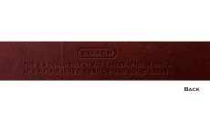 画像2: コーチ レザー ベルト メンズ 紳士用（ブラウン）30/Coach Leather Belt(Brown) (2)