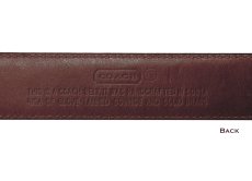 画像2: コーチ レザー ベルト メンズ 紳士用（ブラック）30/Coach Leather Belt(Black) (2)