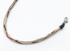 画像2: ファニー ホースヘアー 馬毛 ウォレットレーン ワレットチェーン HH-50cm（タン・ブラック・レッド）/Funny Horsehair Wallet Rein (2)