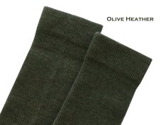 画像2: ペンドルトン ウール ソックス（オリーブヘザー）/Pendleton Socks(Olive Heather) (2)