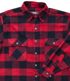 画像4: フランネル シャツ（ブラウン 長袖）M（身幅61cm）/Field & Stream Heavyweight Flannel Shirt (4)