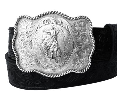 画像2: モンタナシルバースミス ウエスタン ベルト バックル サドル ブロンコ/Montana Silversmiths Western Belt Buckle Saddle Bronc
