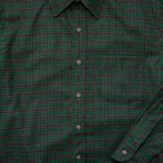 画像2: ペンドルトン ウールシャツ ロッジシャツ グリーン・ブラウンチェック フィッテッド S（身幅54cm）/Pendleton Fitted Lodge Shirt(Green Check) (2)