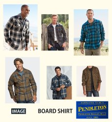 画像4: ペンドルトン ウールシャツ ボードシャツ グリーン・タン オンブレ XS（身幅51cm）/Pendleton Board Shirt(Green/Tan Ombre) (4)