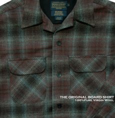 画像2: ペンドルトン ウールシャツ ボードシャツ ブラウン・グレーオンブレ  XS（身幅52cm）/Pendleton Board Shirt(Brown/Grey Ombre) (2)