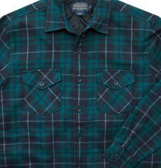 画像3: ペンドルトン キルトラインド レイクサイド シャツジャケット（ダークフォレストプラッド）S（身幅57cm）/Pendleton Lakeside Shirt Jacket(Dark Forest Plaid) (3)