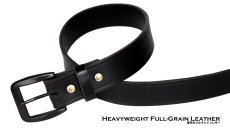 画像2: 3D ベルト アメリカ製 極厚レザー ウエスタン ベルト（ブラック）/3D Belt 1 1/2" Genuine Leather Western Belt(Black) (2)