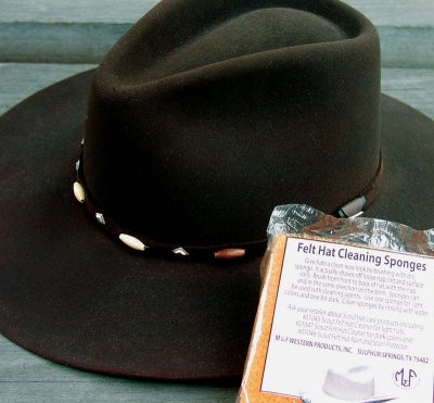 画像1: ハット用 スポンジ 2個セット（フェルトハット専用お手入れスポンジ）/Felt Hat Cleaning Sponges