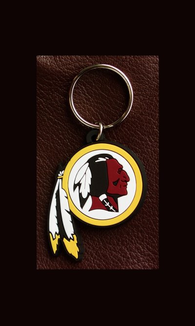 画像1: インディアン デザイン キーリング/NFL Washington Redskins Key Ring