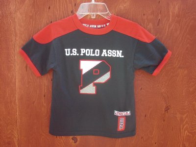 画像1: Tシャツ（ネイビー・レッド）・The United　States Polo Association