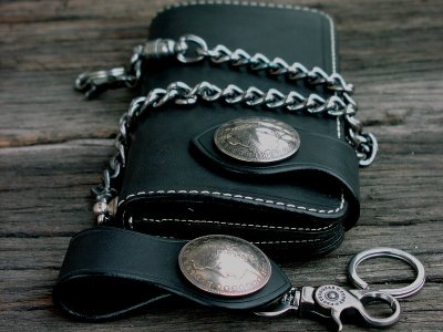 画像3: ファニー ライダースウォレット（ブラック）/Funny Rider's Wallet 1$Morgan(Black)