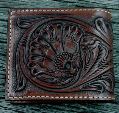 画像1: ファニー ビルフォード ハンドクラフト・Hand Craft(BrownAntique)/Funny Billfold