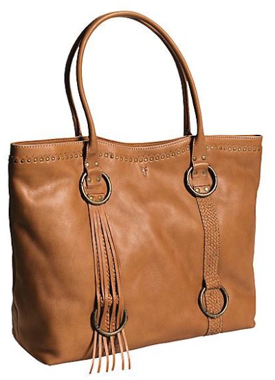 画像1: FRYE フリンジトートバッグ（コニャック）/FRYE Tote bag(Cognac/Women)