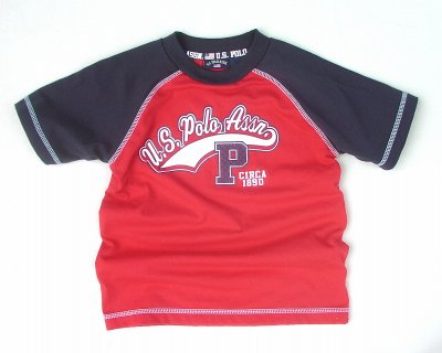 画像1: Tシャツ（レッド・ネイビー）・The United　States Polo Association